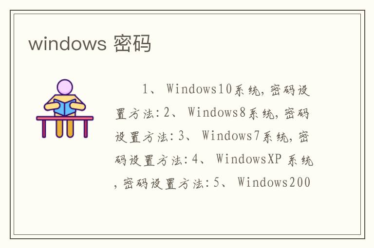 windows 密码