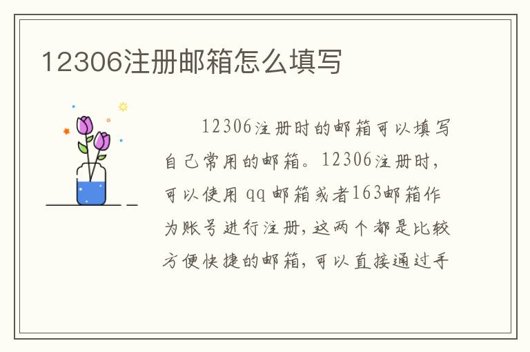 12306注册邮箱怎么填写
